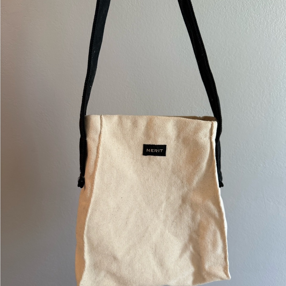 Merit Cream Canvas Tote Bag